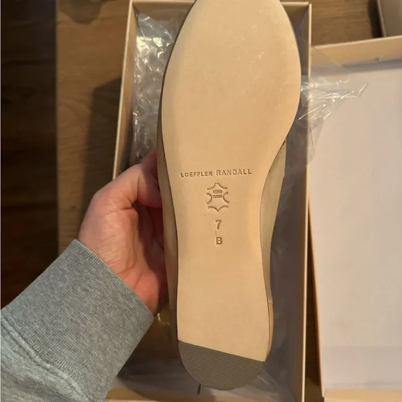 Loeffler Randall Caramel Mesh Landon Flats - Picture 5 of 9